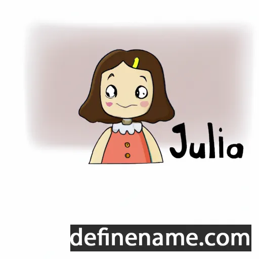 Júlía cartoon