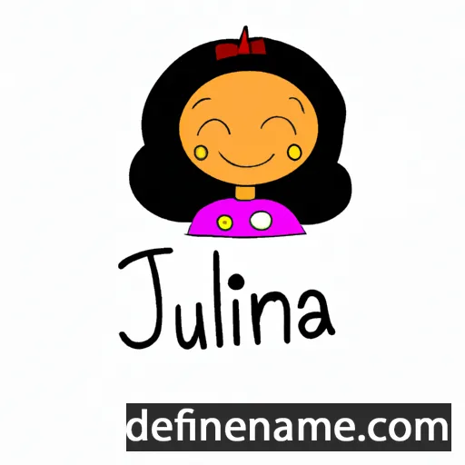 Júlíana cartoon