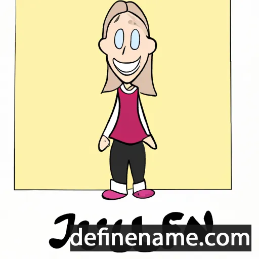 cartoon of the name Jülyen