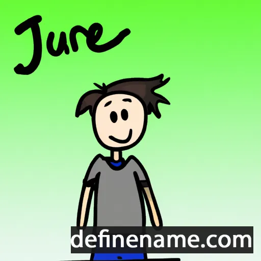 cartoon of the name Jürje