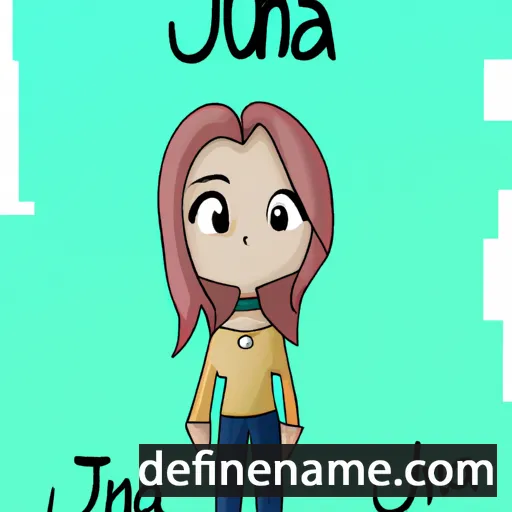 Jûna cartoon