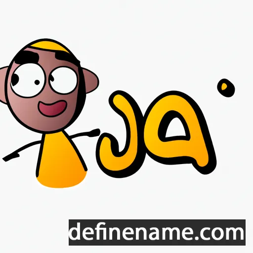 cartoon of the name Jua