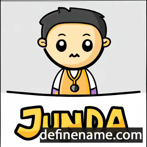 cartoon of the name Juanda