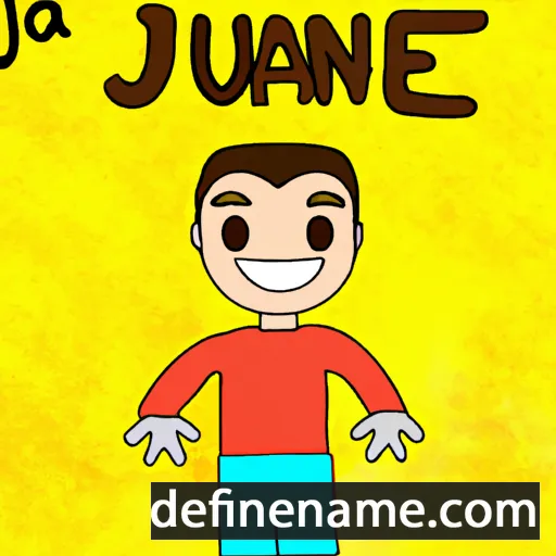 cartoon of the name Juané