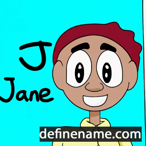 cartoon of the name Juane