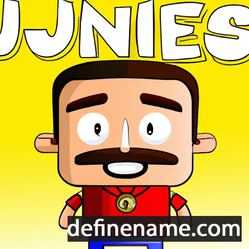 cartoon of the name Juanes