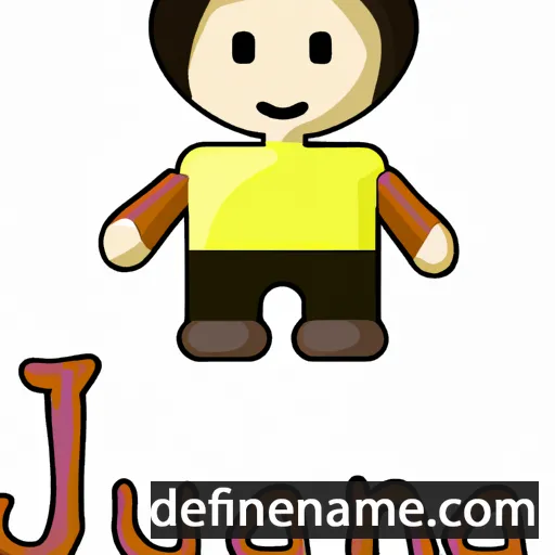 cartoon of the name Juanja