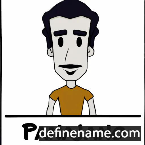 cartoon of the name Juanpablo