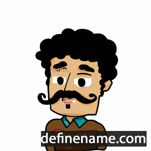 cartoon of the name Juanra