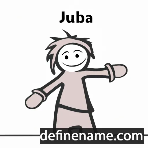 cartoon of the name Juba