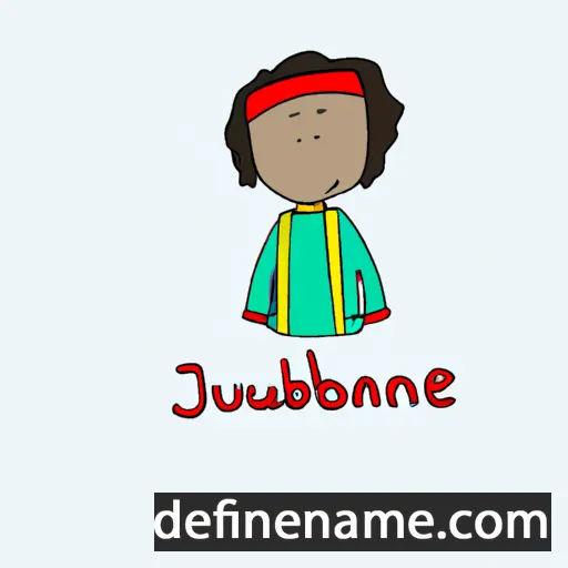 cartoon of the name Jubanne