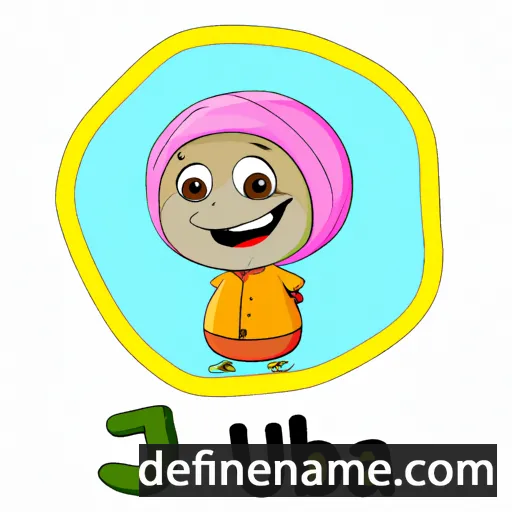 cartoon of the name Jubia