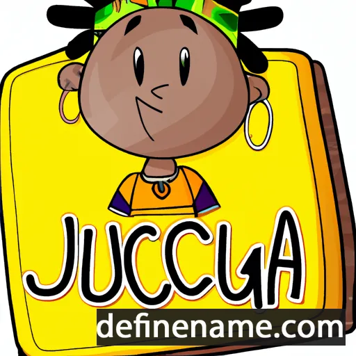 cartoon of the name Juçara