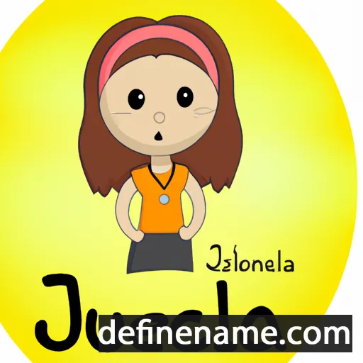 cartoon of the name Jucelina