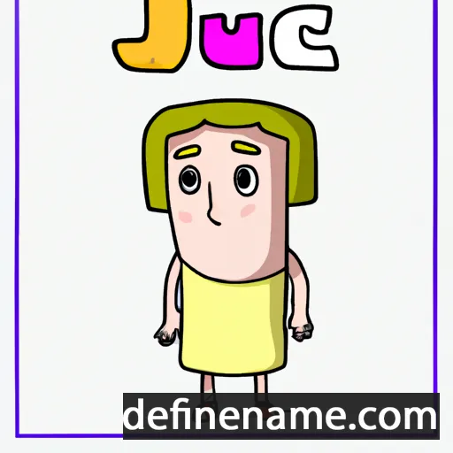 cartoon of the name Juci