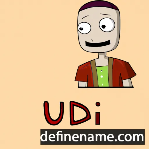 cartoon of the name Jud