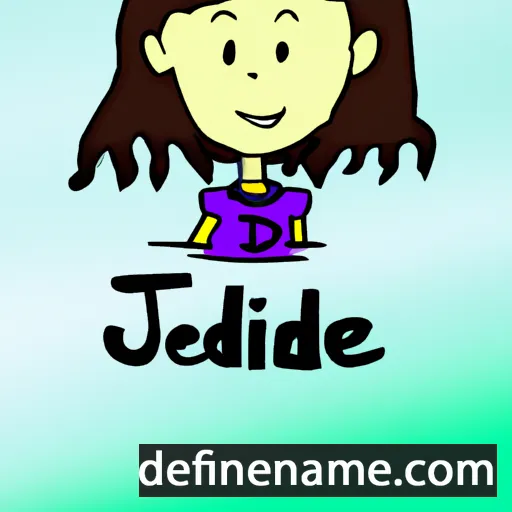 cartoon of the name Judeline