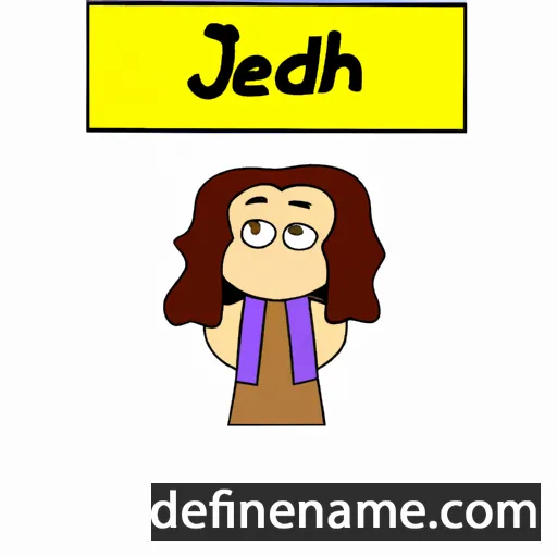 cartoon of the name Judeth