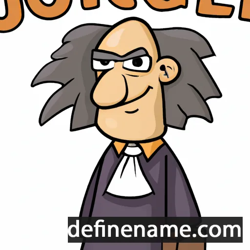 cartoon of the name Judge