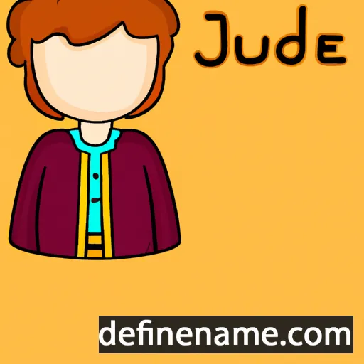 cartoon of the name Judīte