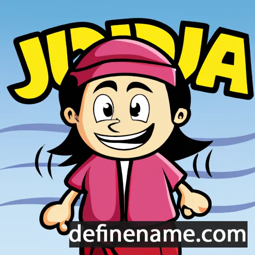 cartoon of the name Judika