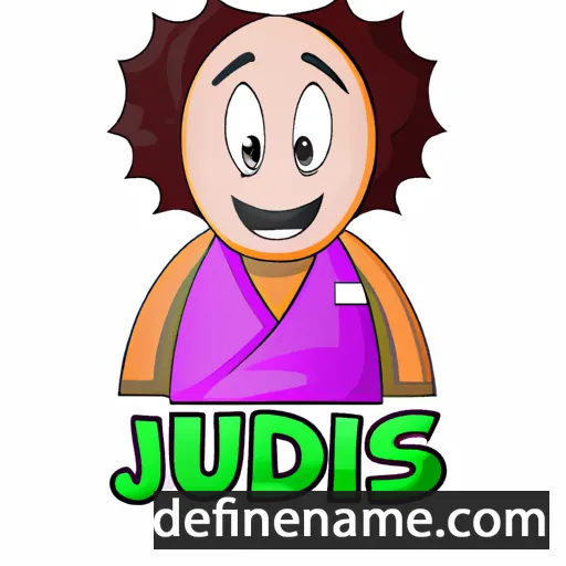 cartoon of the name Judis