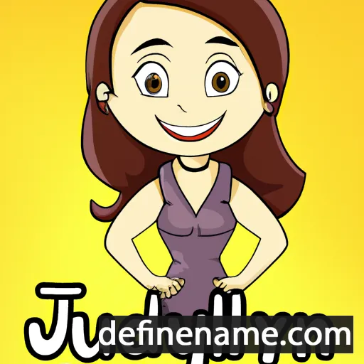 cartoon of the name Judylyn