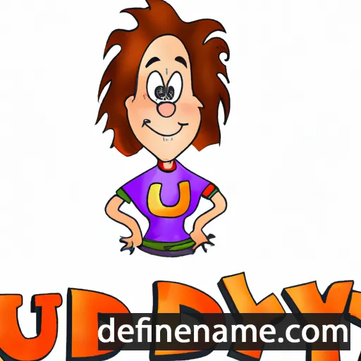 cartoon of the name Judys