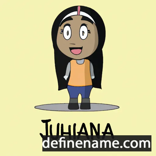 cartoon of the name Juhaina