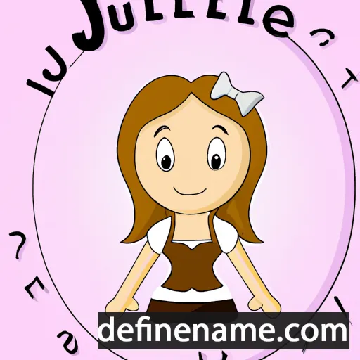 Juillette cartoon