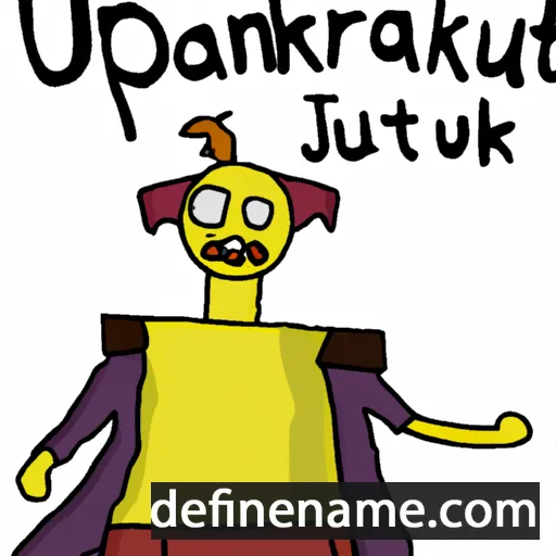 cartoon of the name Jukkapant