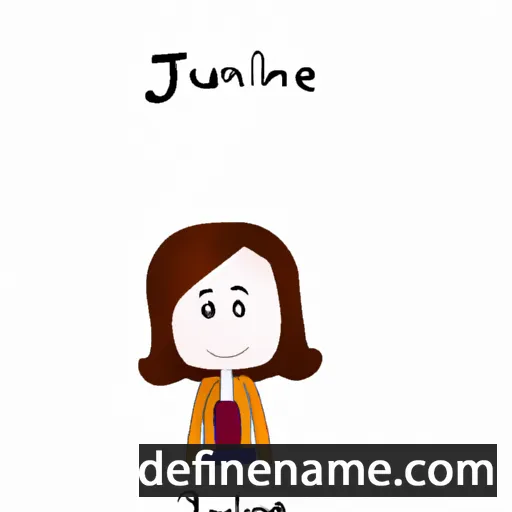 Julanne cartoon