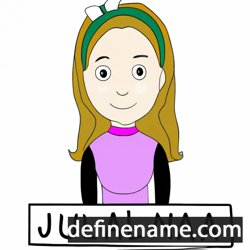 Juleanna cartoon