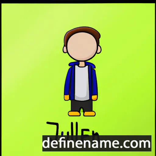 cartoon of the name Julien