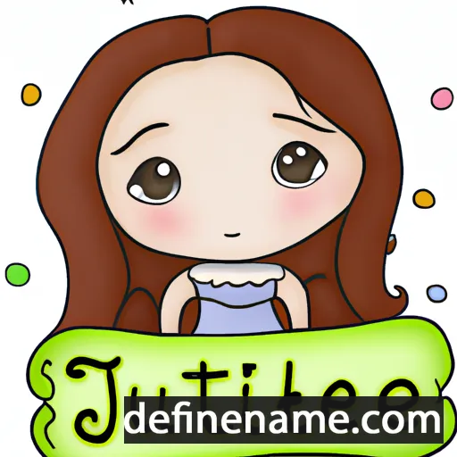 cartoon of the name Juliete