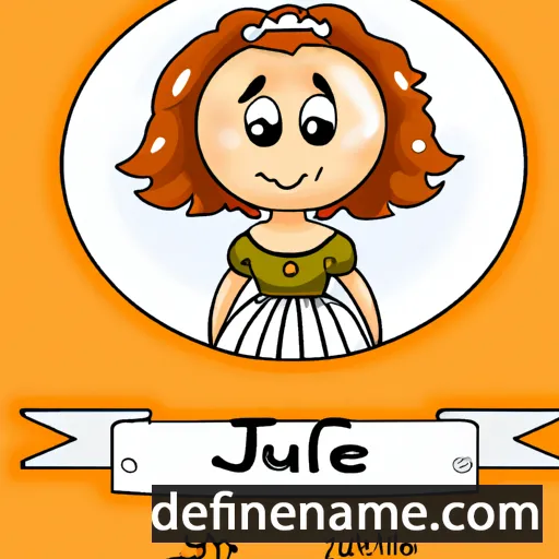 cartoon of the name Julieti