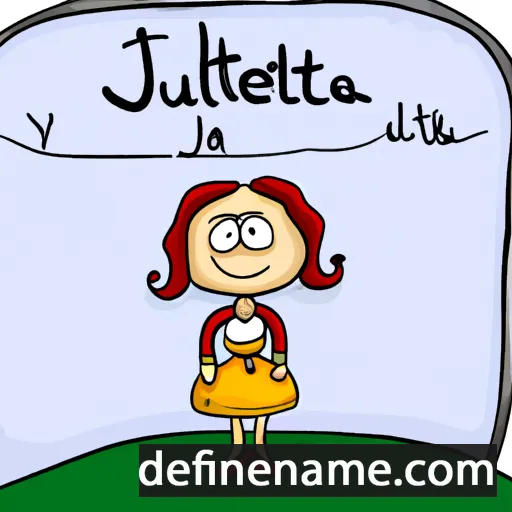 cartoon of the name Julietta