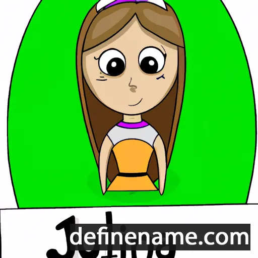 cartoon of the name Julina