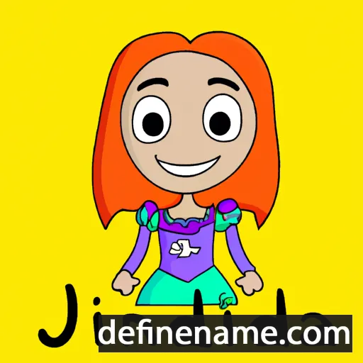 cartoon of the name Julinda