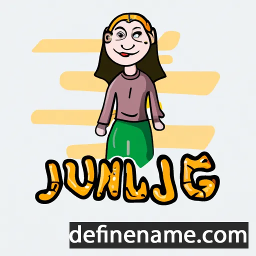 cartoon of the name Juling