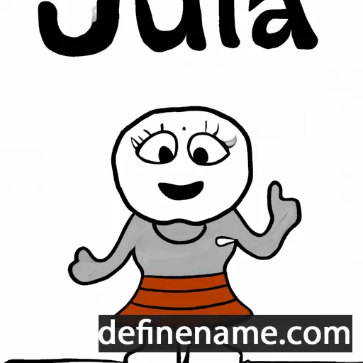 Jullá cartoon