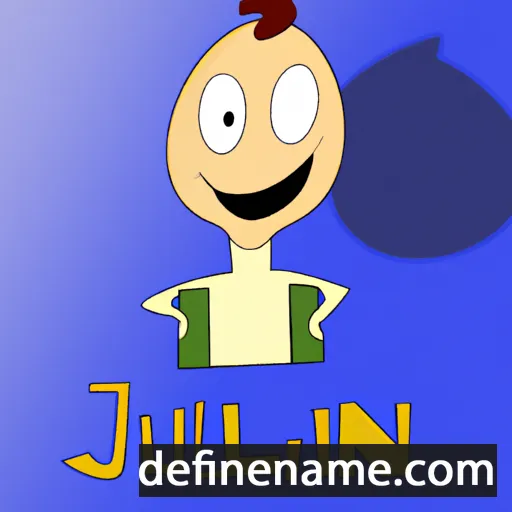 cartoon of the name Jullien