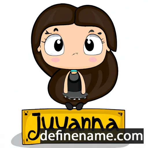 cartoon of the name Julyanna