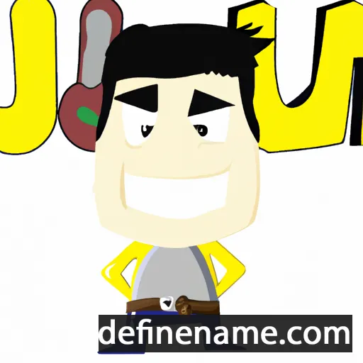 cartoon of the name Jum