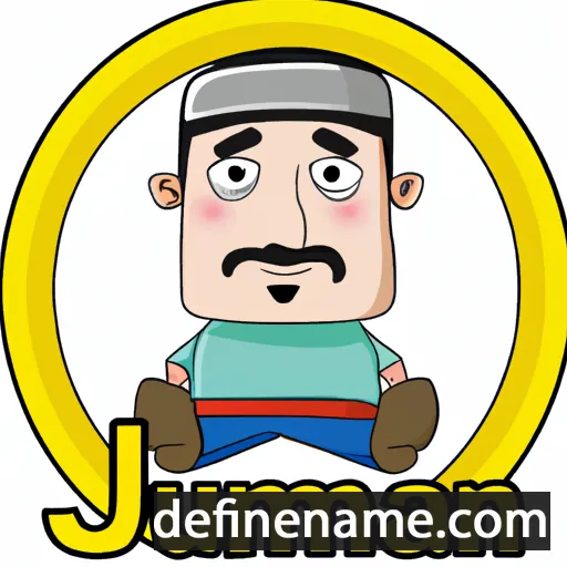 cartoon of the name Juman