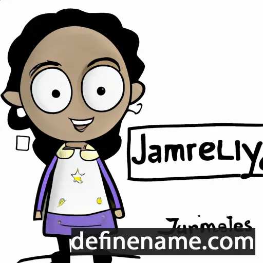 cartoon of the name Jumarielys