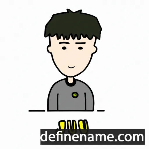 cartoon of the name Jun-su