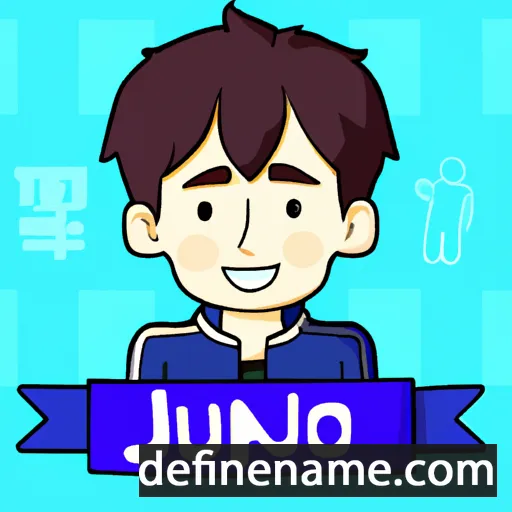 cartoon of the name Jun-yeong