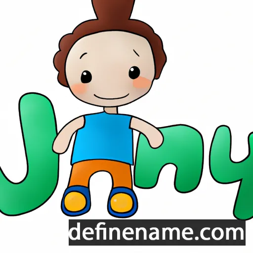 cartoon of the name Juney