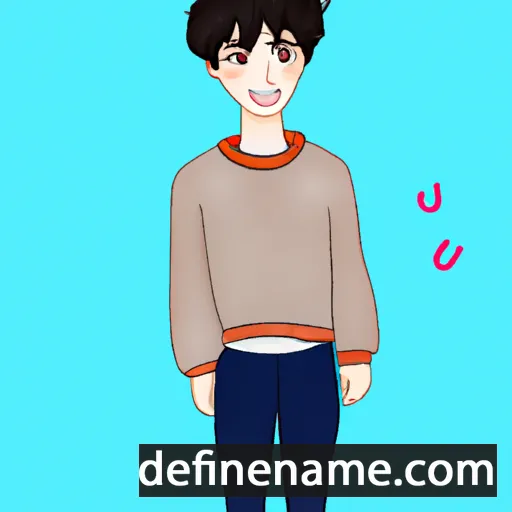 cartoon of the name Jung-Jae